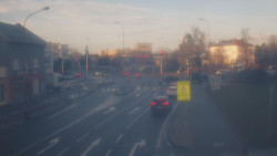 Křižovatka ulic Komenského a Velké Novosady