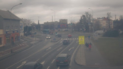 Křižovatka ulic Komenského a Velké Novosady