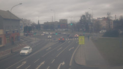 Křižovatka ulic Komenského a Velké Novosady