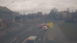 Křižovatka ulic Komenského a Velké Novosady