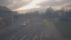 Křižovatka ulic Komenského a Velké Novosady