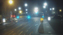 Křižovatka ulic Komenského a Velké Novosady