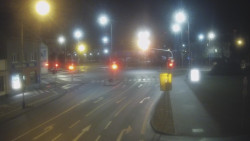 Křižovatka ulic Komenského a Velké Novosady