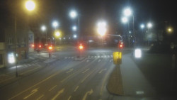 Křižovatka ulic Komenského a Velké Novosady