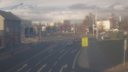 Křižovatka ulic Komenského a Velké Novosady