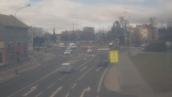 Křižovatka ulic Komenského a Velké Novosady