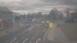 Křižovatka ulic Komenského a Velké Novosady