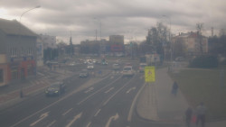 Křižovatka ulic Komenského a Velké Novosady