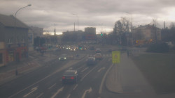 Křižovatka ulic Komenského a Velké Novosady