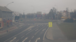 Křižovatka ulic Komenského a Velké Novosady