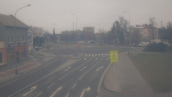 Křižovatka ulic Komenského a Velké Novosady