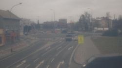 Křižovatka ulic Komenského a Velké Novosady