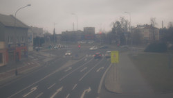 Křižovatka ulic Komenského a Velké Novosady