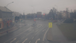 Křižovatka ulic Komenského a Velké Novosady