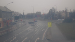 Křižovatka ulic Komenského a Velké Novosady