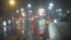 Křižovatka ulic Komenského a Velké Novosady