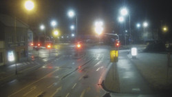 Křižovatka ulic Komenského a Velké Novosady