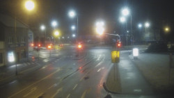 Křižovatka ulic Komenského a Velké Novosady