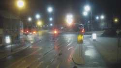 Křižovatka ulic Komenského a Velké Novosady