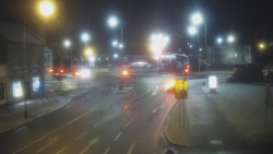 Křižovatka ulic Komenského a Velké Novosady