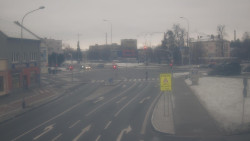 Křižovatka ulic Komenského a Velké Novosady