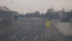 Křižovatka ulic Komenského a Velké Novosady