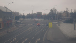 Křižovatka ulic Komenského a Velké Novosady