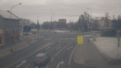 Křižovatka ulic Komenského a Velké Novosady