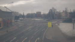 Křižovatka ulic Komenského a Velké Novosady