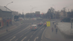 Křižovatka ulic Komenského a Velké Novosady