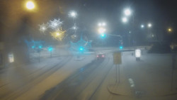 Křižovatka ulic Komenského a Velké Novosady