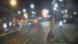 Křižovatka ulic Komenského a Velké Novosady