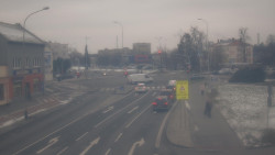 Křižovatka ulic Komenského a Velké Novosady