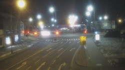 Křižovatka ulic Komenského a Velké Novosady