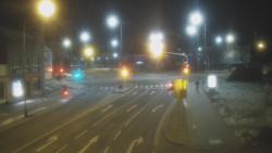 Křižovatka ulic Komenského a Velké Novosady