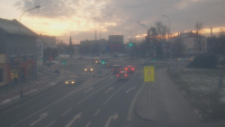 Křižovatka ulic Komenského a Velké Novosady