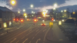 Křižovatka ulic Komenského a Velké Novosady