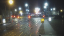 Křižovatka ulic Komenského a Velké Novosady