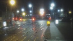 Křižovatka ulic Komenského a Velké Novosady