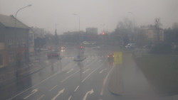 Křižovatka ulic Komenského a Velké Novosady