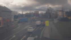 Křižovatka ulic Komenského a Velké Novosady