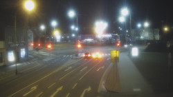 Křižovatka ulic Komenského a Velké Novosady