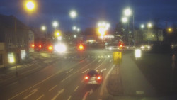 Křižovatka ulic Komenského a Velké Novosady