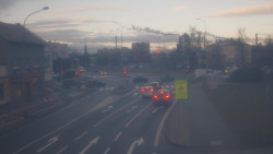 Křižovatka ulic Komenského a Velké Novosady