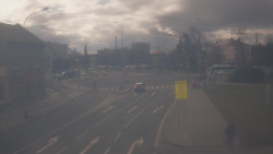 Křižovatka ulic Komenského a Velké Novosady