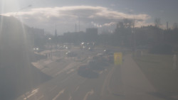 Křižovatka ulic Komenského a Velké Novosady