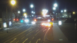 Křižovatka ulic Komenského a Velké Novosady