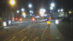 Křižovatka ulic Komenského a Velké Novosady