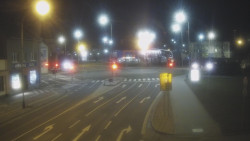 Křižovatka ulic Komenského a Velké Novosady