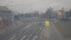 Křižovatka ulic Komenského a Velké Novosady